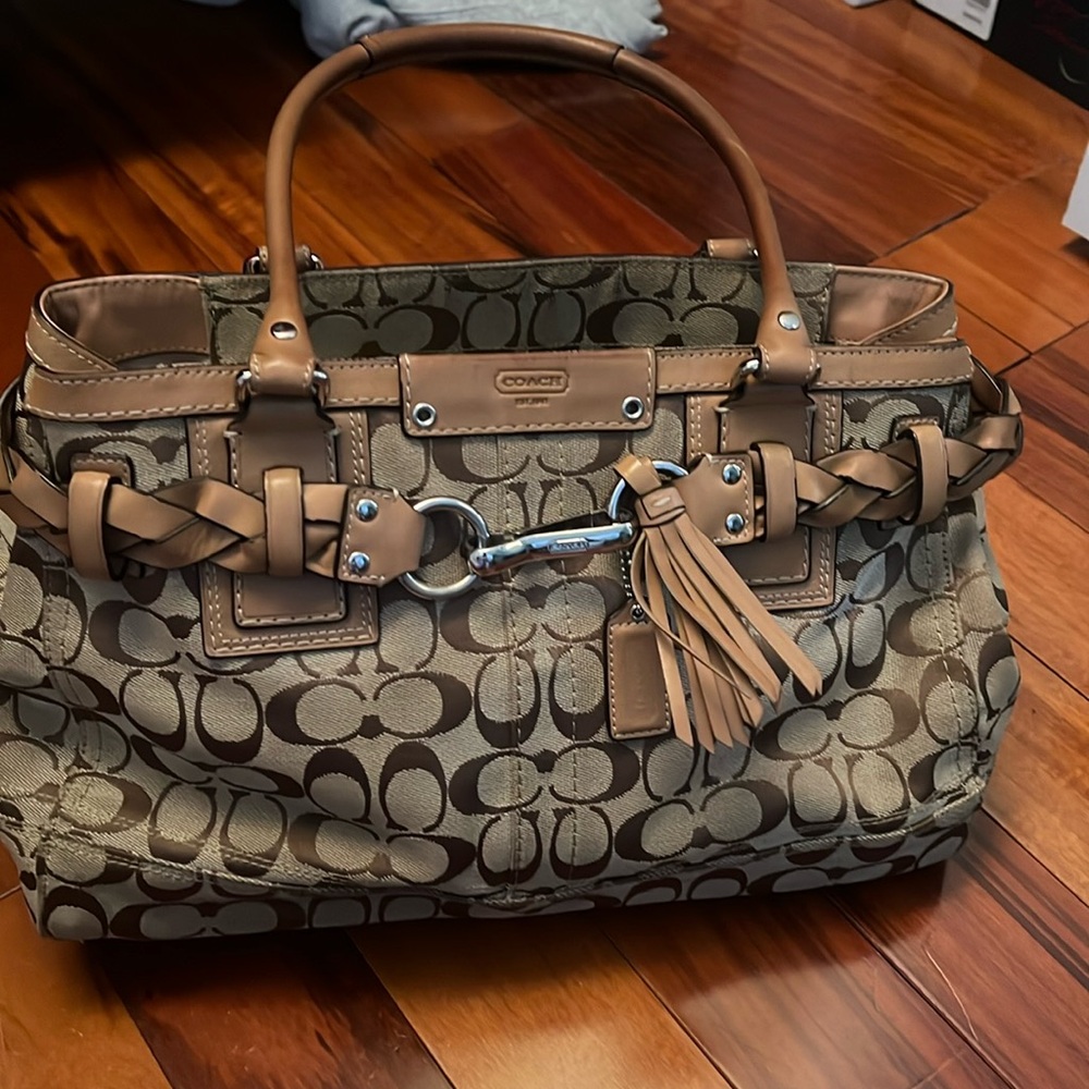 Coach bag with dust bag